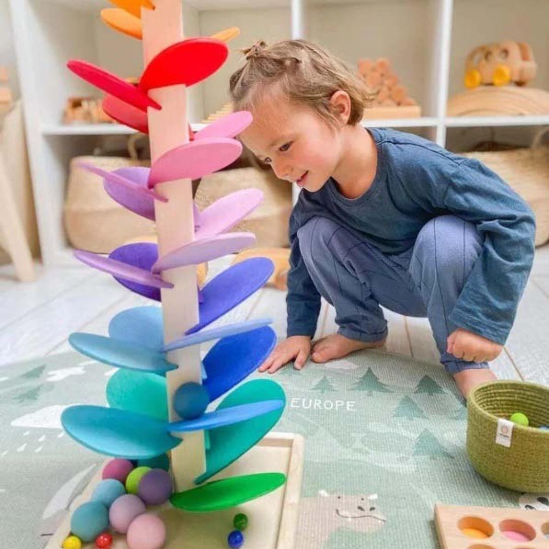 Musical Marble Tree – Wooden Sensory Toy for Toddlers